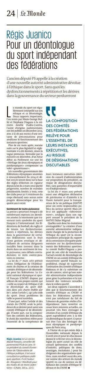 Régis Juanico, consultant :